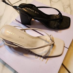 Madden girl thong block heels